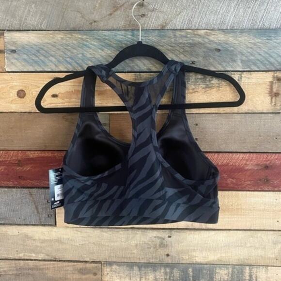 Avia Zebra Print Black and‎ Gray Sports Bra Size Large - Picture 3 of 5